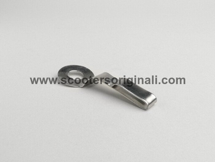 Lambretta Cable Guide on Fork - Brake/Speedo - Late Series 3 - Stainless