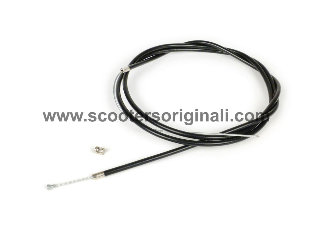 Lambretta Clutch Cable - Complete - Black - BGM ORIGINAL