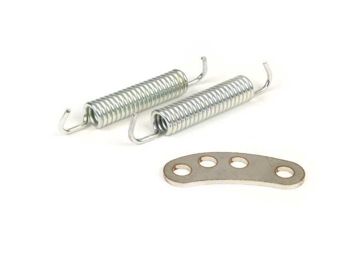 Vespa Exhaust Retaining Plate And Spring Set - BigBox SPORT - PX - BGM PRO