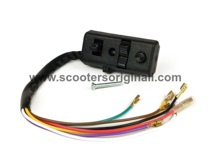 Vespa Light Switch - P Series - 7 wire 6V