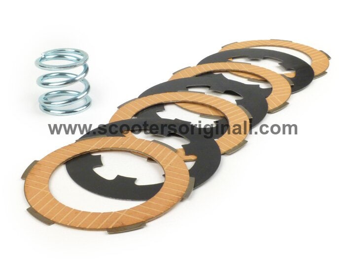 Vespa Clutch Cork Set - Smallframe - Carbon - NEWFREN