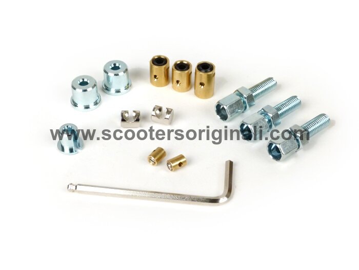 Lambretta Cable Adjuster Screw and Trunnion Set - BGM ORIGINAL