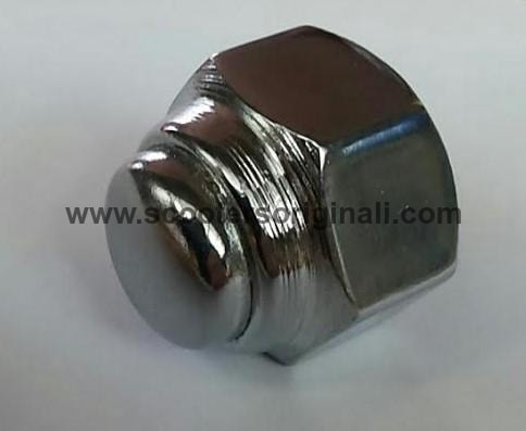 Lambretta Rear Hub Nut - Series 1 / Series 2 / Series 3 - Chrome