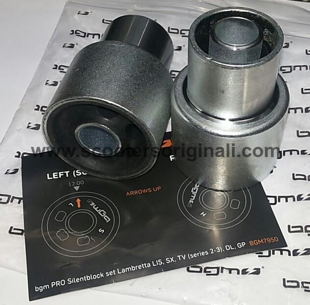 Lambretta Engine Mount / Silent Block Set - Large - BGM