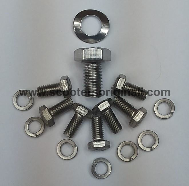 Lambretta Cylinder Cowling and Flywheel Cover Hardware Kit - Series 1 - 3 & GP