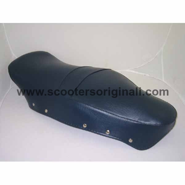 Lambretta: Seat Cover, Bench - Blue - OEM Repro - TV/SX
