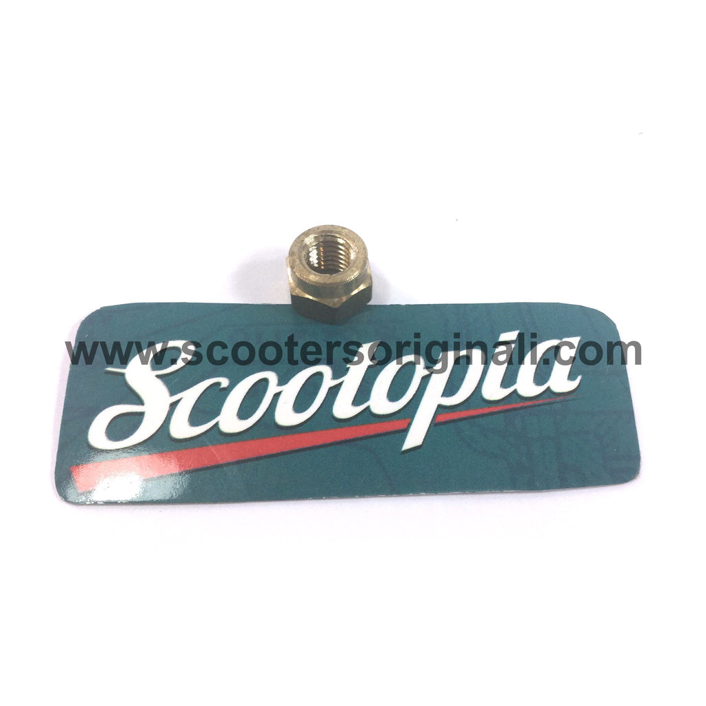 Lambretta Exhaust Nut - Stepped Brass - OEM Style - Scootopia