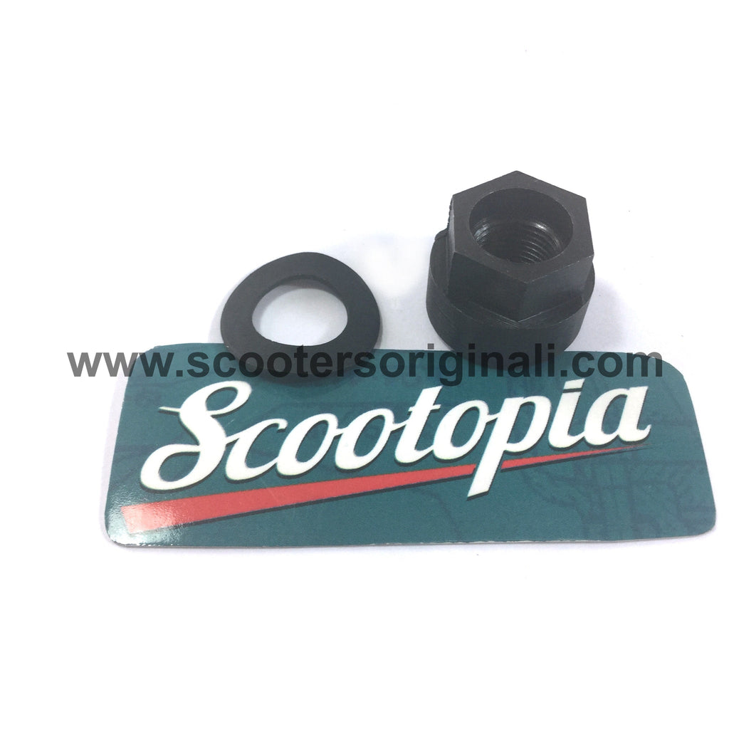 Lambretta Flywheel Nut & Washer - 23mm width - GP - Scootopia