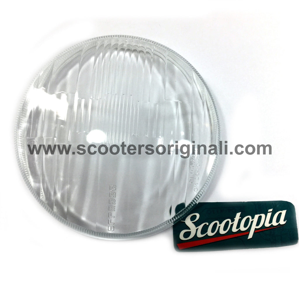 Lambretta Headlight Glass - SX / TV - Carello - Deep Dish - Scootopia