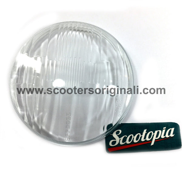 Lambretta Headlight Glass - SX / TV - Carello - Deep Dish - Scootopia