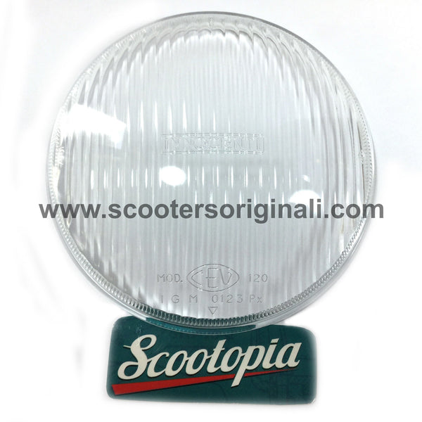 Lambretta Headlight Glass - Li Series 1 / Series 2 / Series 3 - CEV - Scootopia