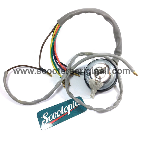 Lambretta Ignition Switch - 6 Pole AC - Scootopia