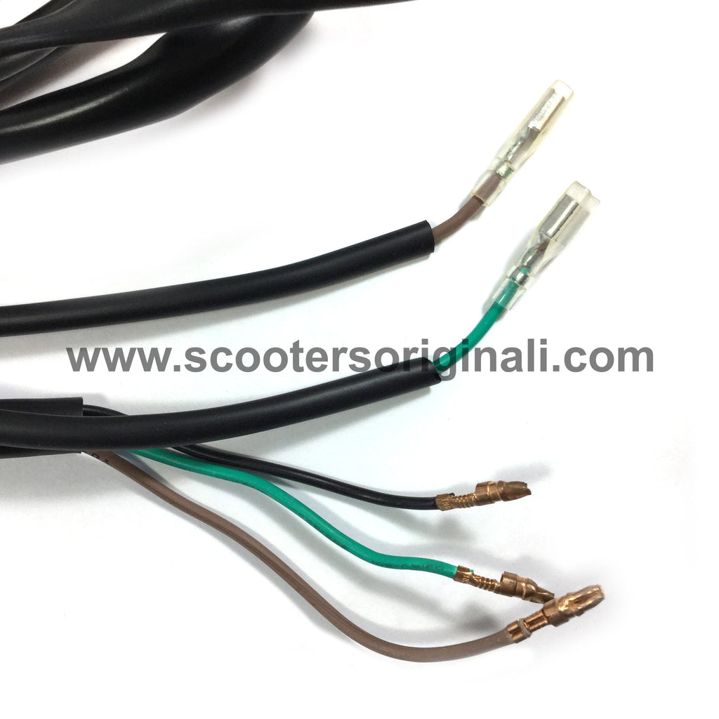 Lambretta Wiring Loom - Electronic Ignition - Black - Scootopia