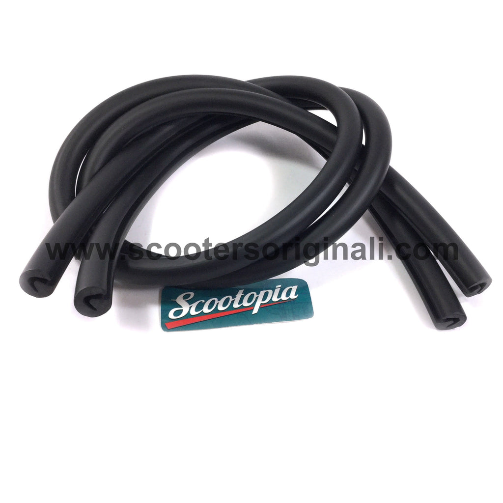 Lambretta Legshield Rubber - Black - Pair - Scootopia