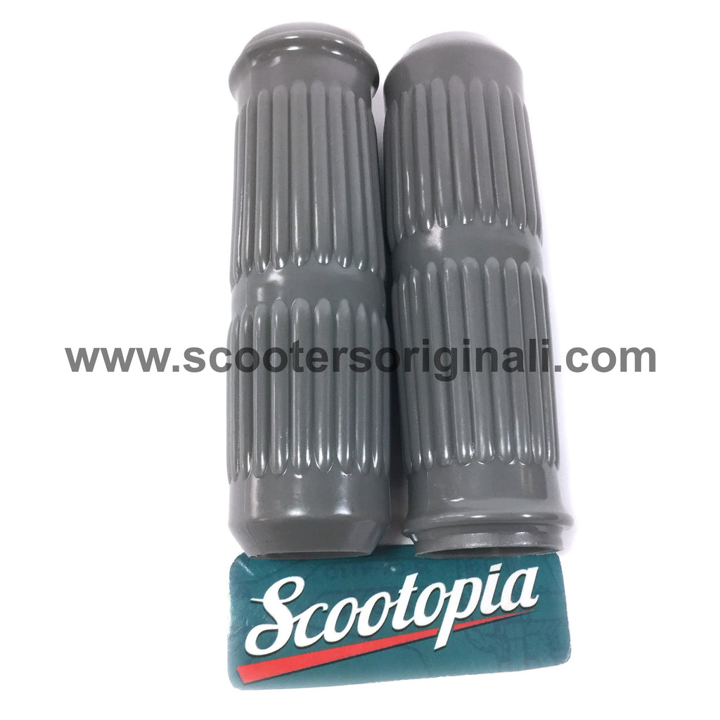 Lambretta Handgrips - Series 3 - Grey - Pair - Scootopia