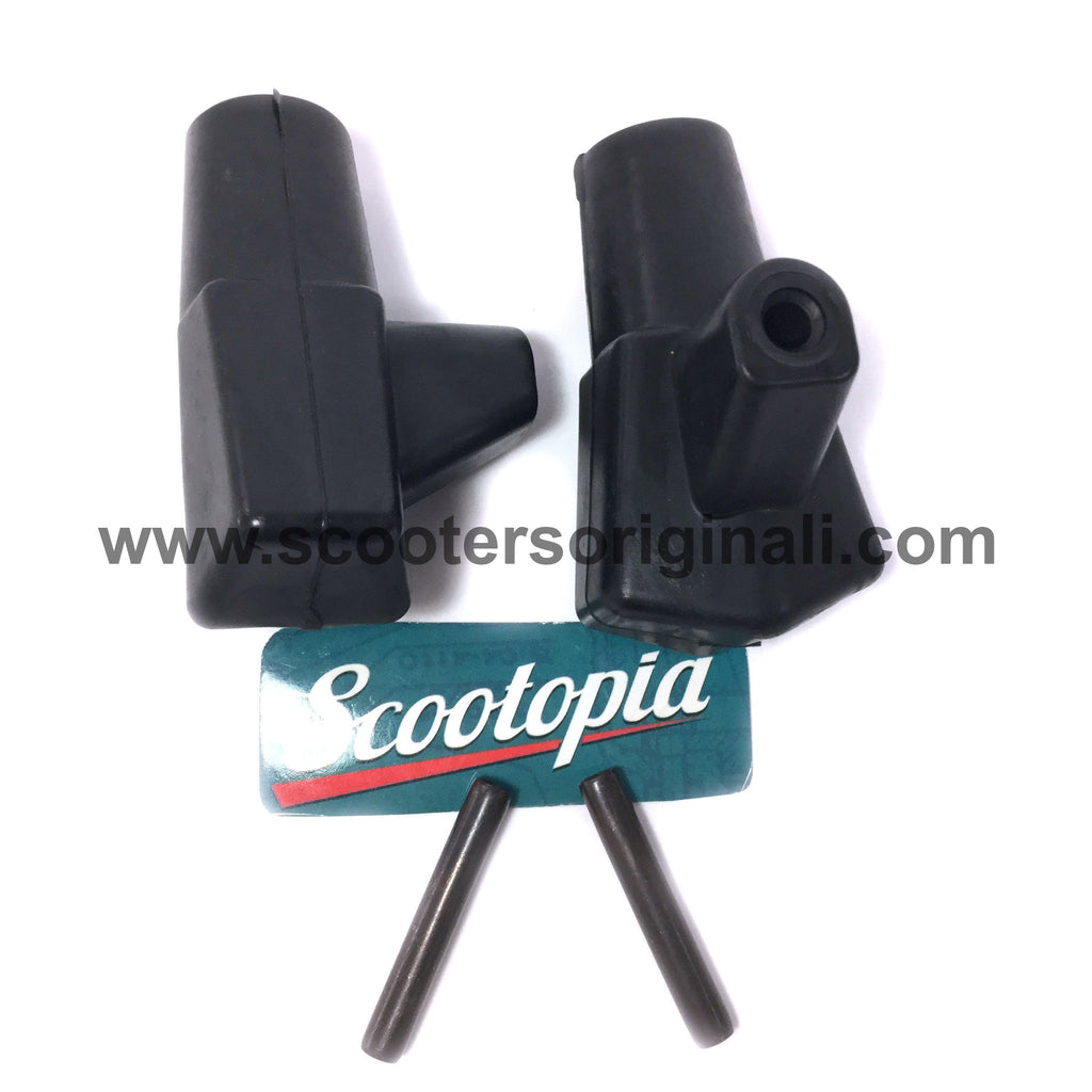 Lambretta Centerstand Feet - Pair - Black - Series 1 / Series 2 / Series 3 - Scootopia