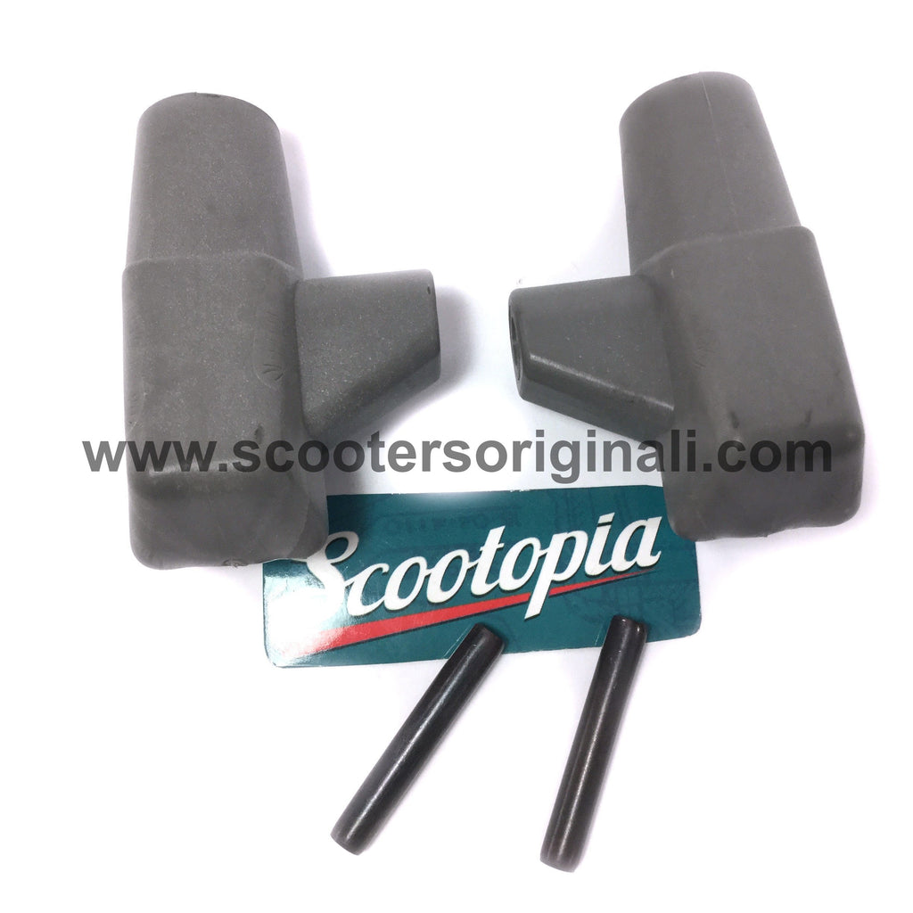 Lambretta Centerstand Feet - Pair - Grey - Series 1 / Series 2 / Series 3 - Scootopia