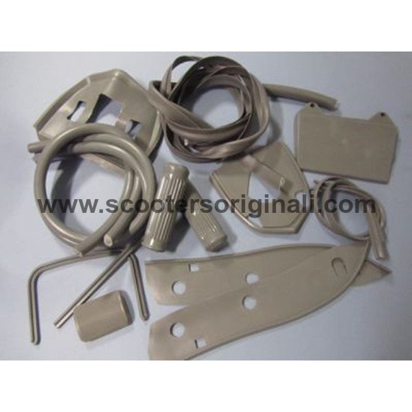 Lambretta Body Rubber Kit - Series 3 - Li 125 / Li 150 - Grey - Scootopia