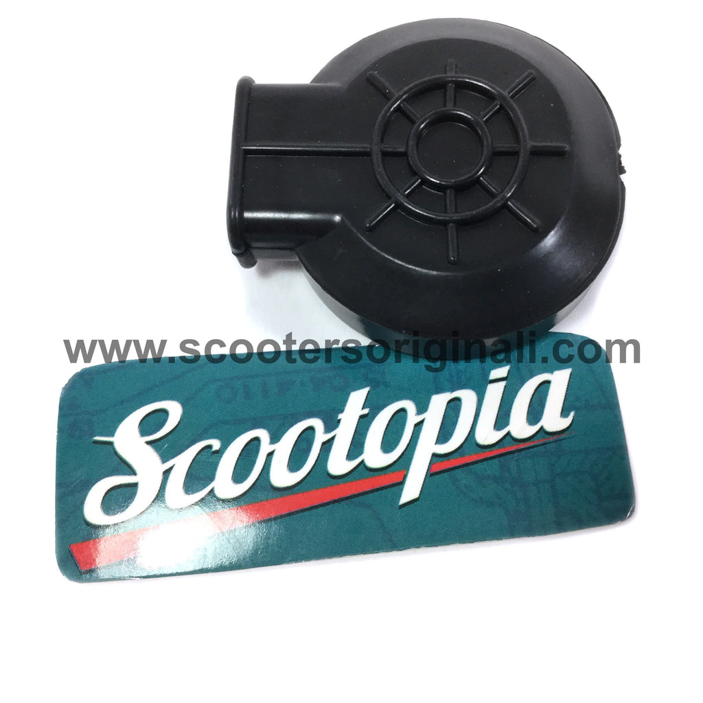 Lambretta Junction Box Cover - Shallow Round - OEM Markings - Scootopia