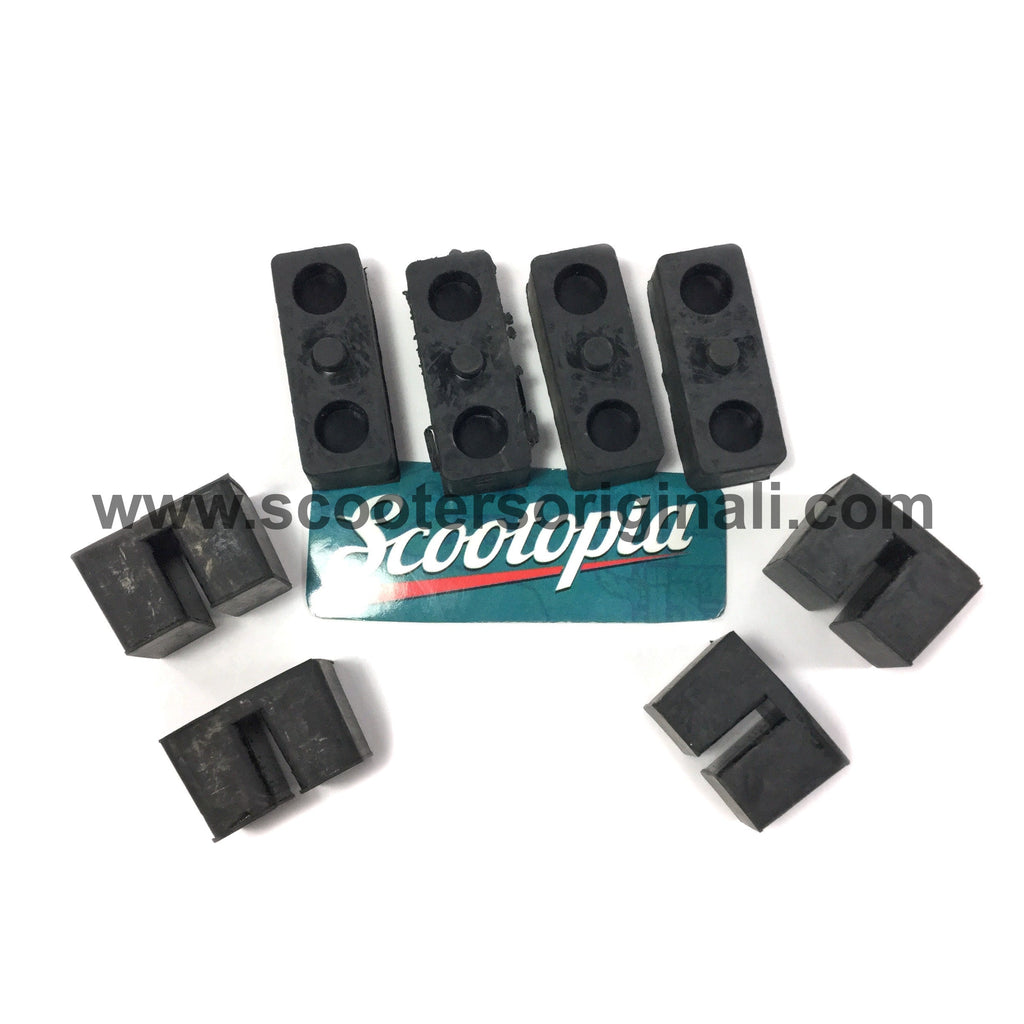 Lambretta Buffer Kit - Fuel Tank / Gas Tank - Set/8 - Series 3 - Scootopia