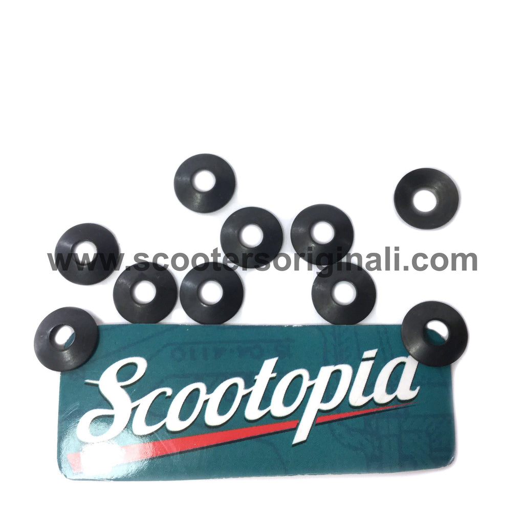 Lambretta Bodywork Washer - Cone 4mm - Pack/10 - Series 1, 2, 3 - Scootopia