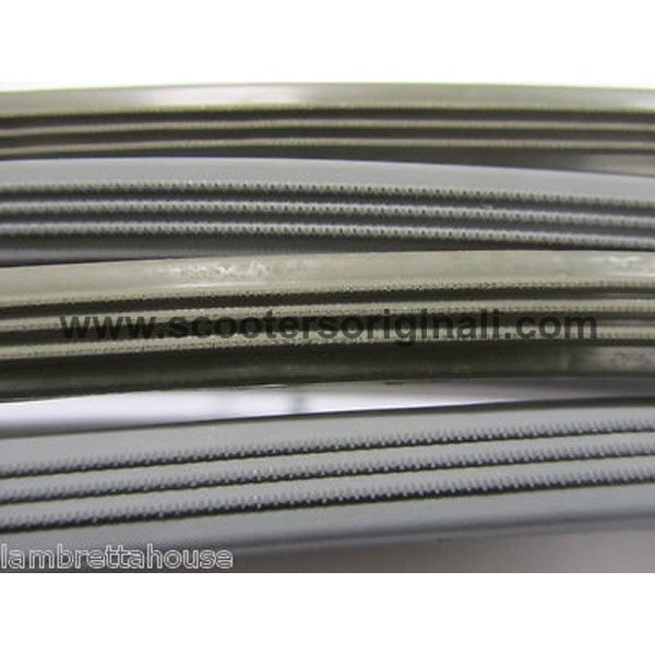 Lambretta: Floor Plastics - Set/4 - Series 1 / 2 Grey - Tutto