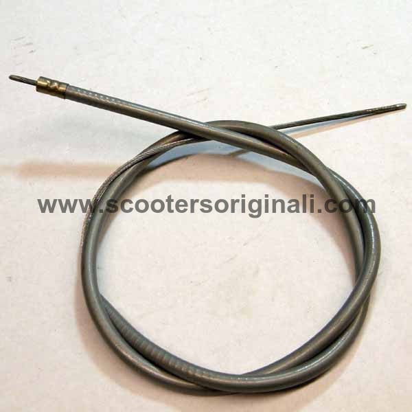 Lambretta: Cable, Complete - Rear Brake - Black