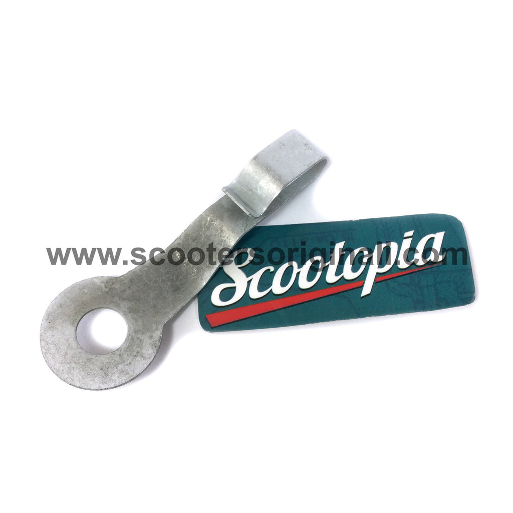 Lambretta Cable Guide on Fork - Brake/Speedo - late Series 3