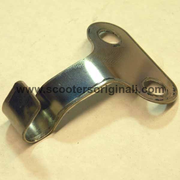 Lambretta: Cable Guide Plate, Rear Brake - Stainless Steel