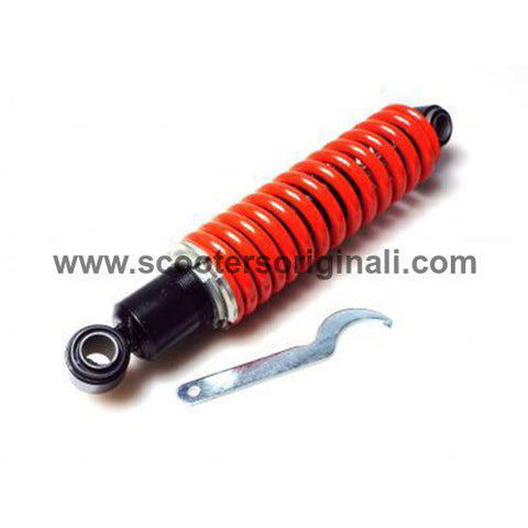 Lambretta Rear Shock - Adjustable - Red - Series 1 / Series 2 - Scootopia