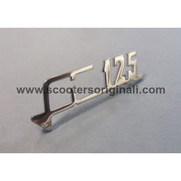 Lambretta Legshield Badge - "Li 125" - Li 125 Series 1, 2 and 3 - Scootopia
