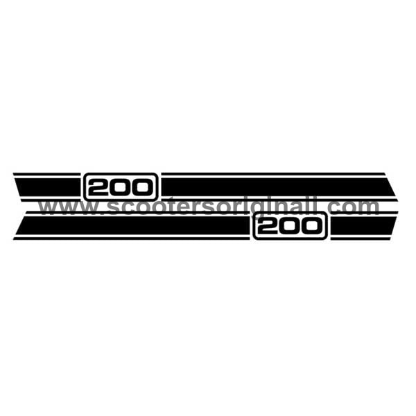Lambretta Serveta Panel Stripe Set - 200cc - various colors