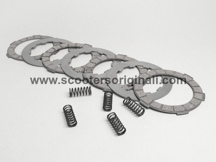 Lambretta - Clutch Plate Set of 4 -Steels - Springs - Surflex