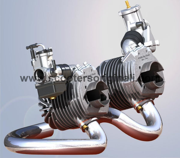 Lambretta Gran Turismo GT200, 200cc Large Block Cylinder Kit