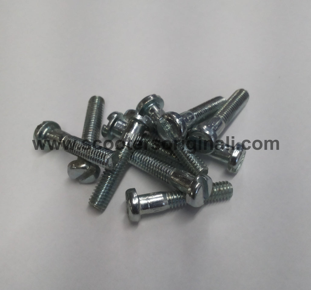 Lambretta Long Floor Channel Cheese Head Screw PKT-10 - Scootopia