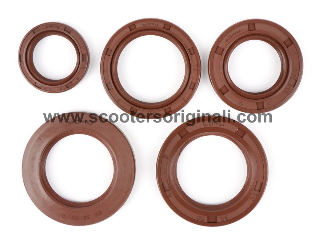 Lambretta Seal Set - Set of 5 Seals - BGM PRO - FKM/Viton -BGM PRO