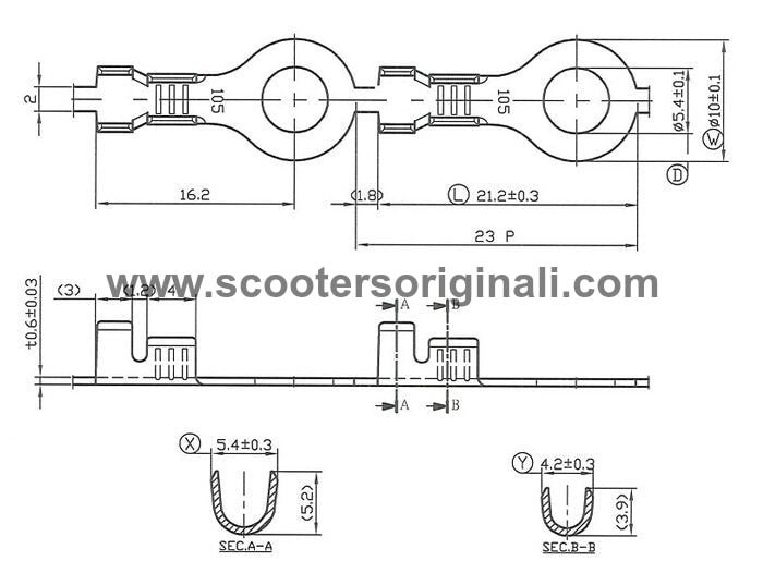 Lambretta Vespa - Ground Wire Ring Terminal - BGM