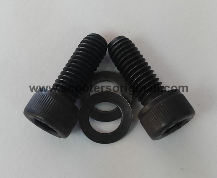 Lambretta - Hardware Kit - Series 2 Horncover Allen Bolts & Washer Set