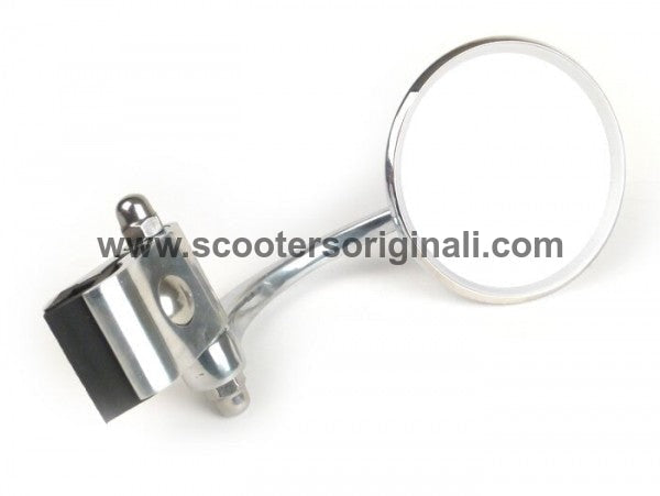 Lambretta - Vespa Round Clamp On Mirror -LH - Stadium
