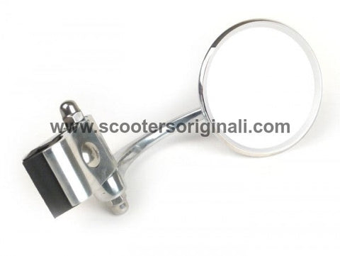 Lambretta - Vespa Round Clamp On Mirror -LH - Stadium