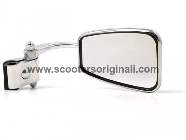 Lambretta - Vespa Trapezoidal Clamp On Mirror -RH - Stadium