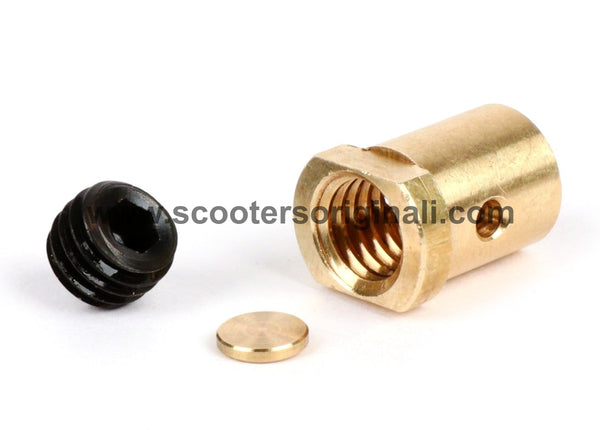 Lambretta Brass Cable Trunnion - Short - Outer Gear - Clutch Cable - BGM PRO - Oversize