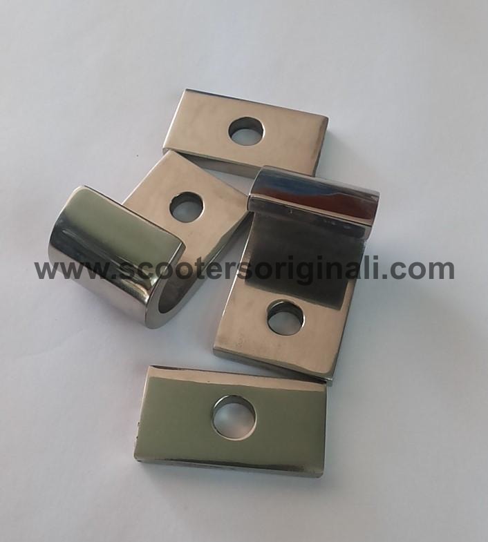 Lambretta Center Stand Bracket Set - Stainless Steel