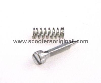 Lambretta Dellorto SH1/20 & SH2/22 Carb Air Mixture Screw & Spring - Scootopia