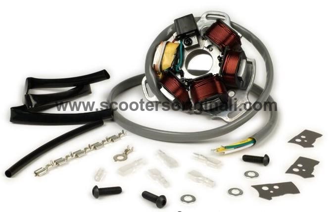 Lambretta Electronic Ignition Stator HP Silicone AC - BGM PRO