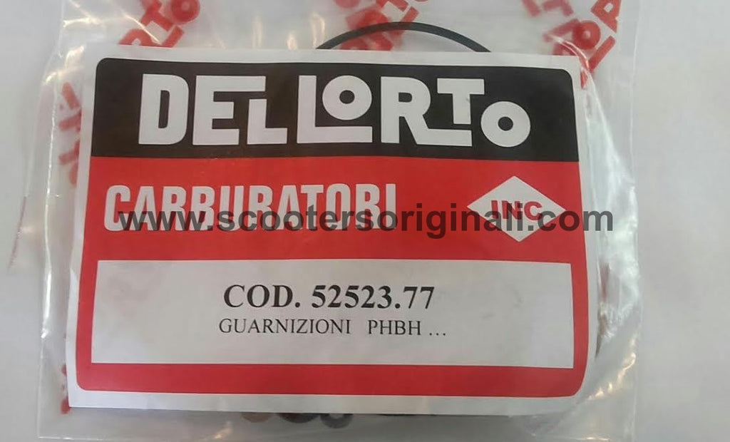 Lambretta Vespa Carburettor Gasket Set PHBH 26-30mm - DELLORTO
