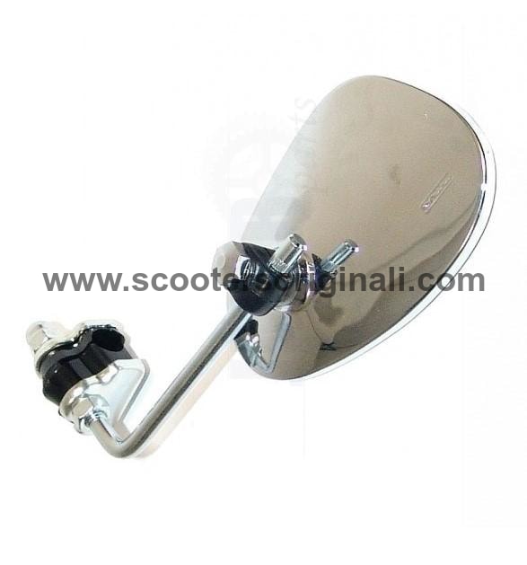 Lambretta Vespa Clamp On Mirror Left Hand - BUMM