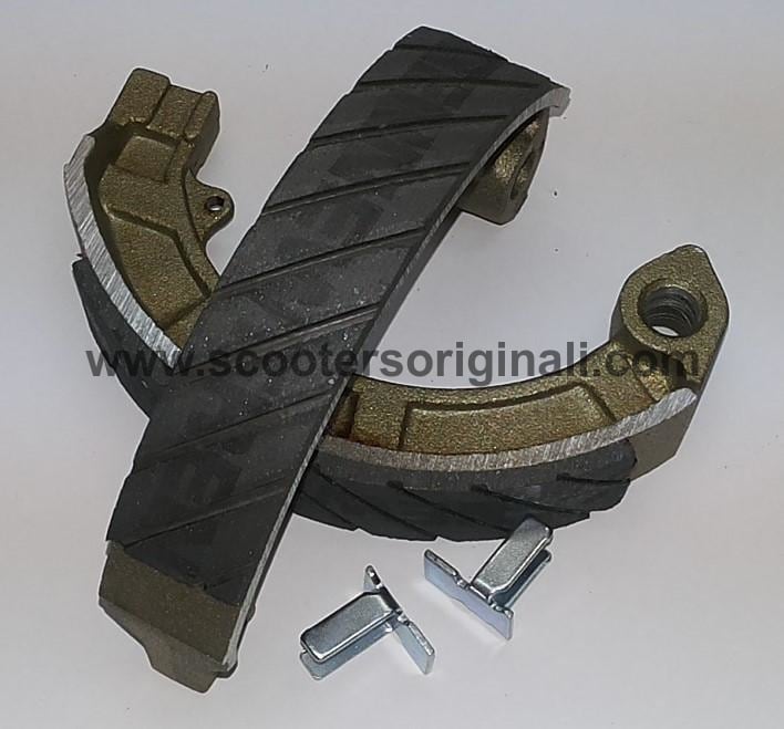 Vespa Newfren AntiAqua Brake Shoes - Front + Rear - PE / PX - Newfren