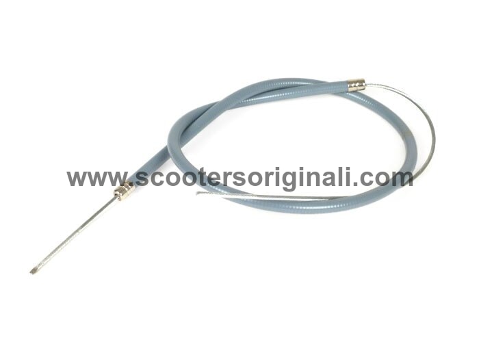 Lambretta Teflon Lined Cable, Complete - Rear Brake - Grey - BGM