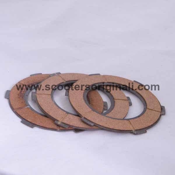 Vespa: Clutch Cork Set - most 125cc / 150cc Large Frame OEM